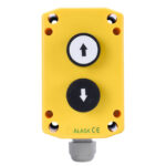 Boite A bouton de 1 jusqu'à 6 bouton GRIS & JAUNE