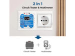 HT106D Testeur de prise GFCI UK/EU avec affichage de tension – Image 4