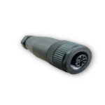 Ø12 Droit 4 pins femelles a vis