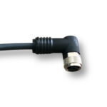 Ø8 Coudé 3 pins femelles a câble